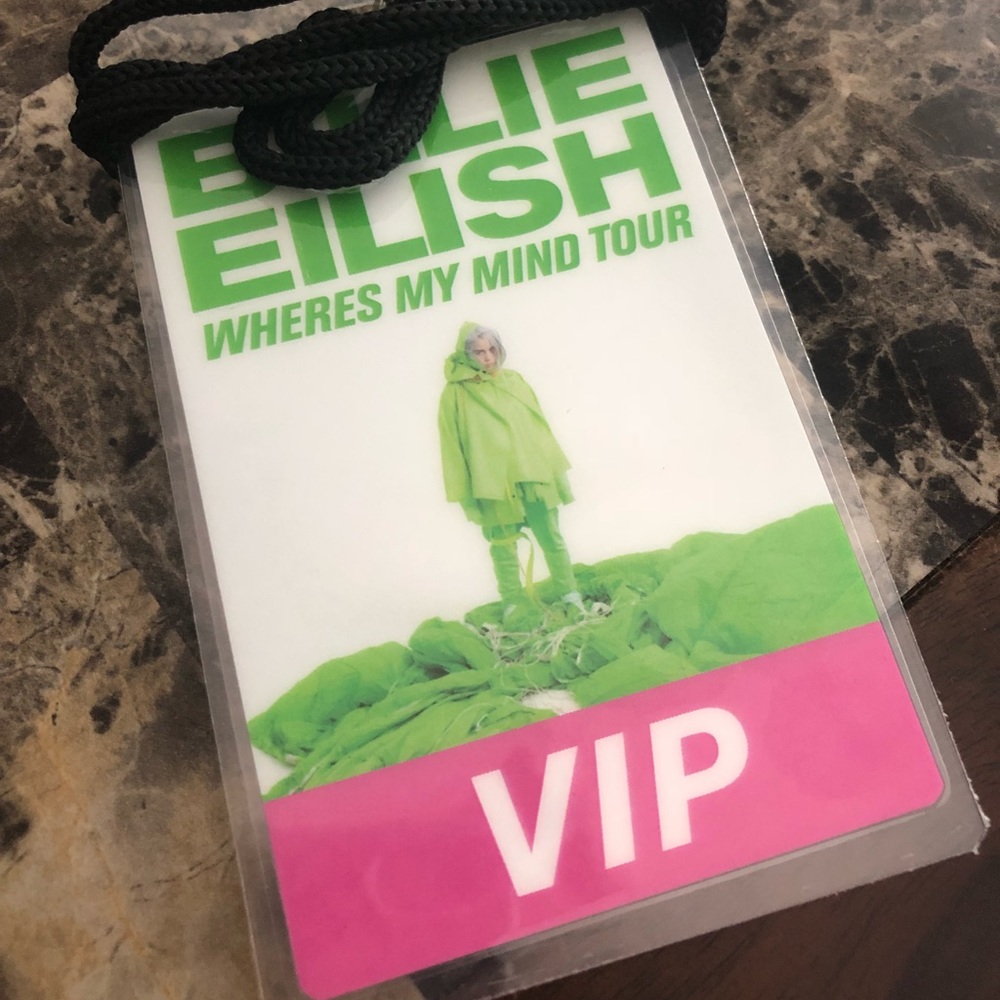 Billie eilish VIP lanyard